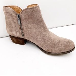 {Lucky Brand} Breah Suede Ankle Booties